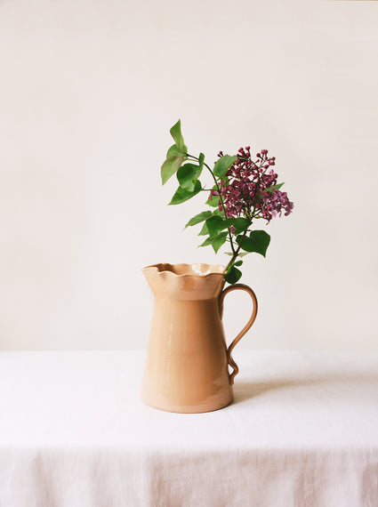 Terracotta Gigli Jug